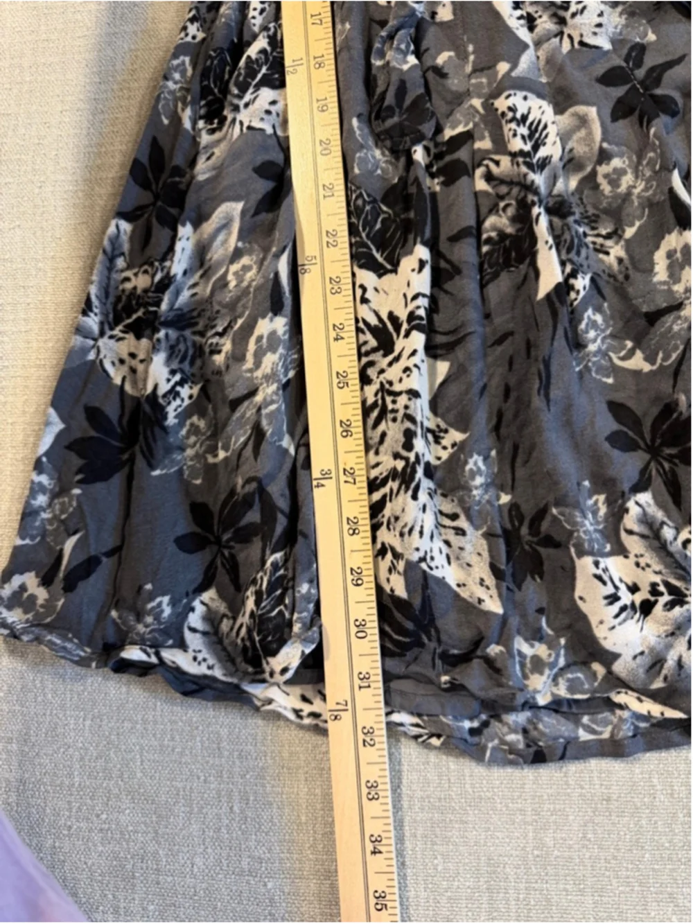 Free People Part Time Lover Gray Floral Cut Out Dress Womens 8